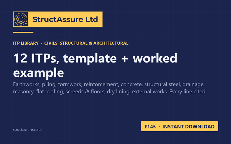 ITP Library: Civils, Structural & Architectural cover